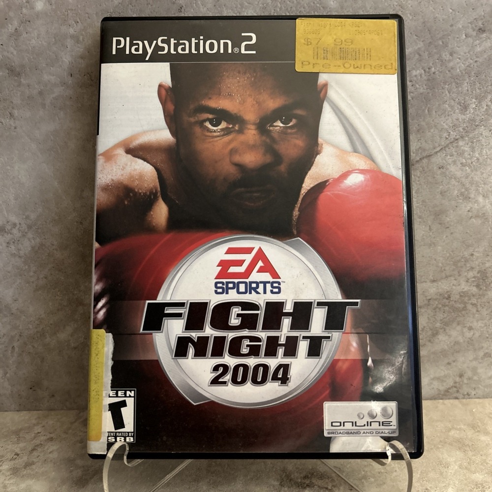 Fight Night 2004 PS2 (PlayStation 2) CIB Complete w/Manual TESTED